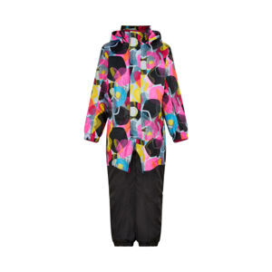COLOR KIDS-GIRLS Coverall AOP, AF 10.000,phantom Čierna 122