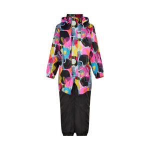 COLOR KIDS-GIRLS Coverall AOP, AF 10.000,phantom Čierna 122