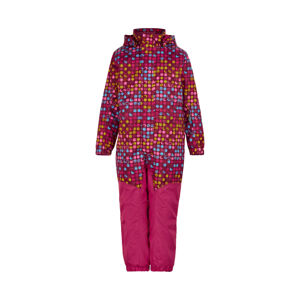 COLOR KIDS-GIRLS Coverall AOP, AF 10.000,pink peacock Ružová 110