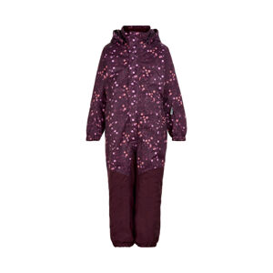 COLOR KIDS-GIRLS Coverall AOP, AF 10.000,potent purple Fialová 98