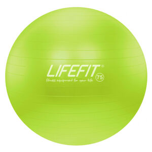 LIFEFIT-Gym. lopta anti burst, sv.zelená 75 cm TRL Zelená