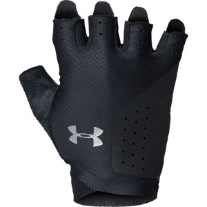 UNDER ARMOUR-1329326-001 Half Finger Gloves Čierna M