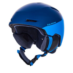 BLIZZARD-Viper ski helmet junior, dark blue matt/bright blue matt Modrá 48/54 cm