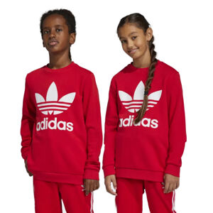 ADIDAS ORIGINALS-TREFOIL CREW BETSCA Červená 140