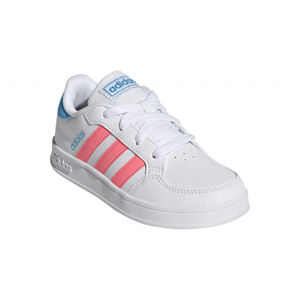 ADIDAS-Breaknet cloud white/acid red/sky rush Biela 35,5