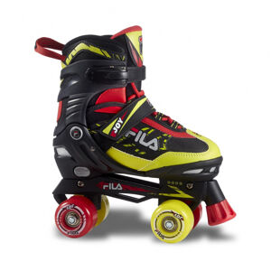 FILA SKATES-JOY BLACK/RED/LIME Čierna 31/34 2020