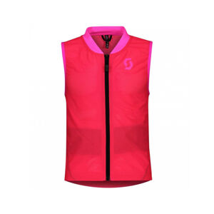 SCOTT-Vest Protector Jr AirFlex high viz pink Ružová XS