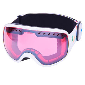 BLIZZARD-Ski Gog. 964 MDAVZOS, white shiny, rosa2, silver mirror Biela UNI