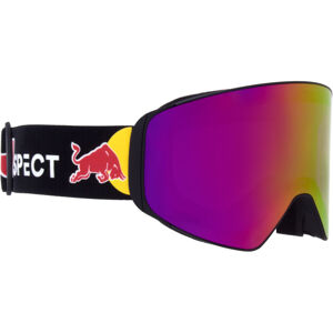 RED BULL SPECT-JAM-01, black, purple burgundy mirror, CAT2 + SPARE LENS Čierna