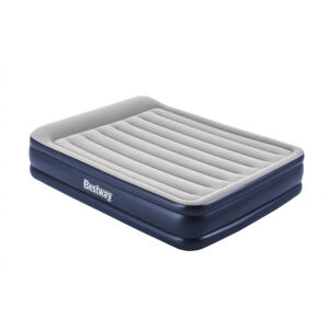 BESTWAY-Tritech Airbed Queen Built-in AC Pump - 2.03m x 1.52m x 46cm Modrá