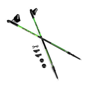 SPOKEY-MEADOW II Nordic Walking 2 part, anti-shock Čierna 105/135 cm