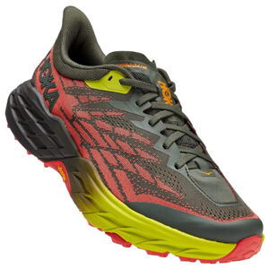 HOKA ONE ONE-Speedgoat 5 thyme/fiesta Červená 47 1/3