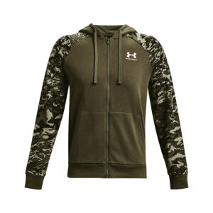 UNDER ARMOUR-UA RIVAL FLC CAMO SCRIPT FZ-GRN Zelená M