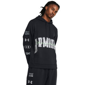 UNDER ARMOUR-UA Essential Flc Nov Hood-BLK Čierna M