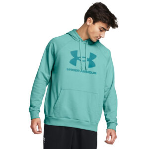 UNDER ARMOUR-UA Rival Fleece Logo HD-GRN 482 Zelená S