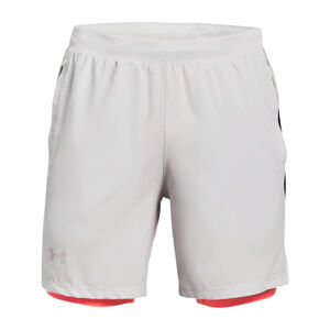 UNDER ARMOUR-UA Launch SW 7 2N1 Short-GRY Šedá XXL