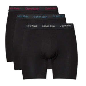 CALVIN KLEIN-BOXER BRIEF 3PK-B- AUTH GRY, CHESAPK BAY, JWL LGS Čierna L