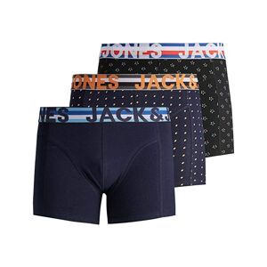 JACK&JONES-JACHENRIK TRUNKS 3 PACK -Black Navy blazer/Navy blazer Čierna XL