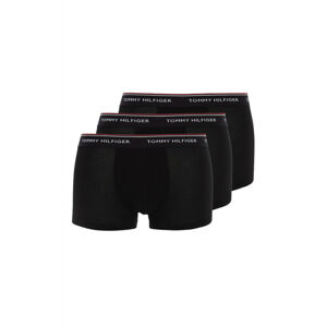 TOMMY HILFIGER-PREMIUM ESSENTIAL LOW RISE HIP TRUNK 3 PACK-Black Čierna S