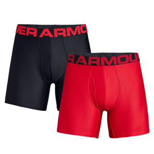 UNDER ARMOUR-Tech 6in 2 Pack-RED Červená S