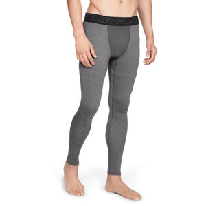 UNDER ARMOUR-UA ColdGear Leggings-GRY Šedá S