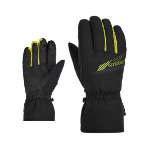 ZIENER-GORDAN-801079-12490-black lime Čierna 7,5