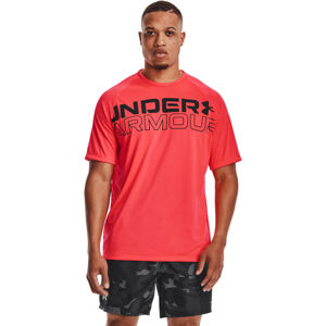 UNDER ARMOUR-UA TECH 2.0 WORDMARK SS-RED Červená M