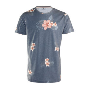 BRUNOTTI-Jason-Flower Mens T-shirt-0524-Jeans Blue Modrá L