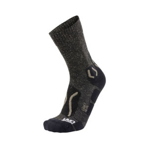 UYN-S100061 MENS OUTDOOR SOCKS, M279 BROWN/BRONZE Šedá 45/47