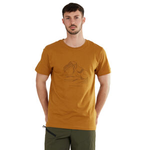 FUNDANGO-Legend T-shirt-240-mustard Žltá S