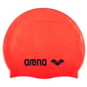 ARENA-Clasic Silicone Cap fluo red-black Červená