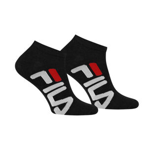 FILA-F9199 SOCKS 2-PACK-200 BLACK Čierna 39/42