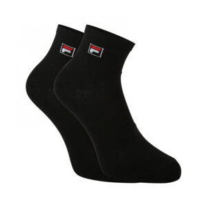 FILA-F9303 SOCKS QUARTER PLAIN 3 PACK-200 BLACK Čierna 39/42