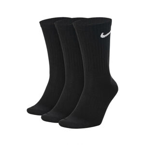 NIKE-U NK EVERYDAY LTWT CREW 3PR-Black Čierna 46/50