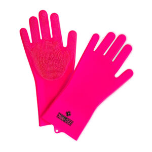 MUC-OFF-Deep Scruber Gloves Pink M Ružová