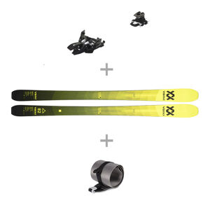 VOLKL-RISE UP 82 + SKINS + ALPINIST 10,  black/titanium + brake Al Žltá 170 cm 23/24