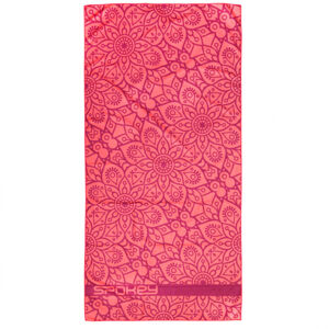 SPOKEY-MANDALA Rychleschnoucí plážový ručník, lososový, 80x160cm Ružová 80x160 cm