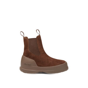 MOON BOOT-MB LUNA CHELSEA SUEDE -M004 BROWN Hnedá 38