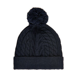 COLOR KIDS-Cable knit recycle Hat -Dress Blues Modrá 52cm