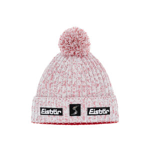 EISBÄR-Naja Pompon MÜ - ardea-white-rot/mele Červená 50/58cm